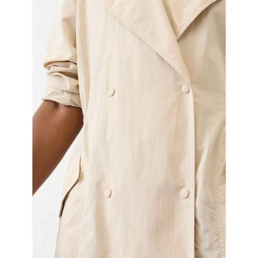 Athleta M Luna Trench Coat Dune Medium - Image 5