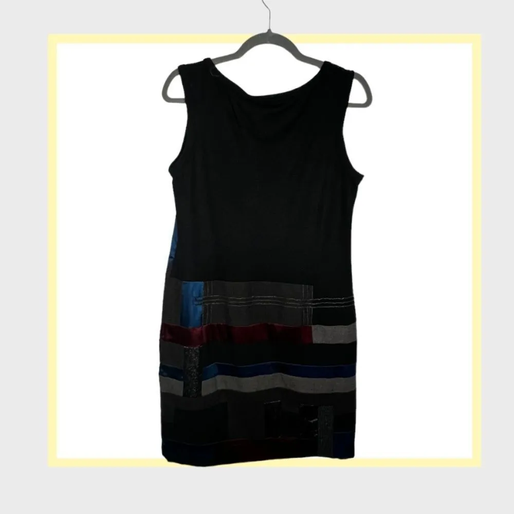 Donna Karan New York Silk Wool Blend Dress - Image 4