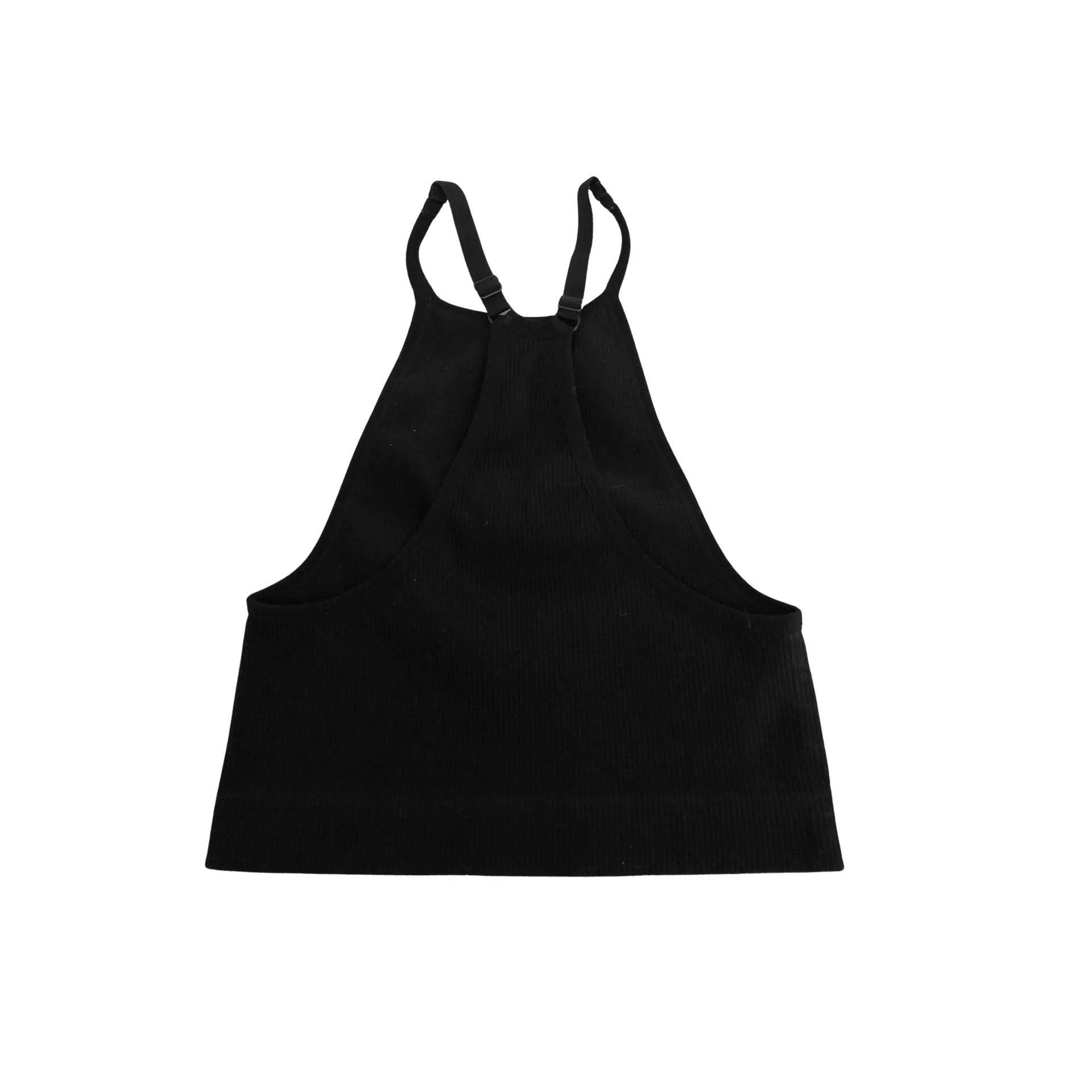 Forever 21 F21 Black Ribbed Athletic Crop Top - Image 6