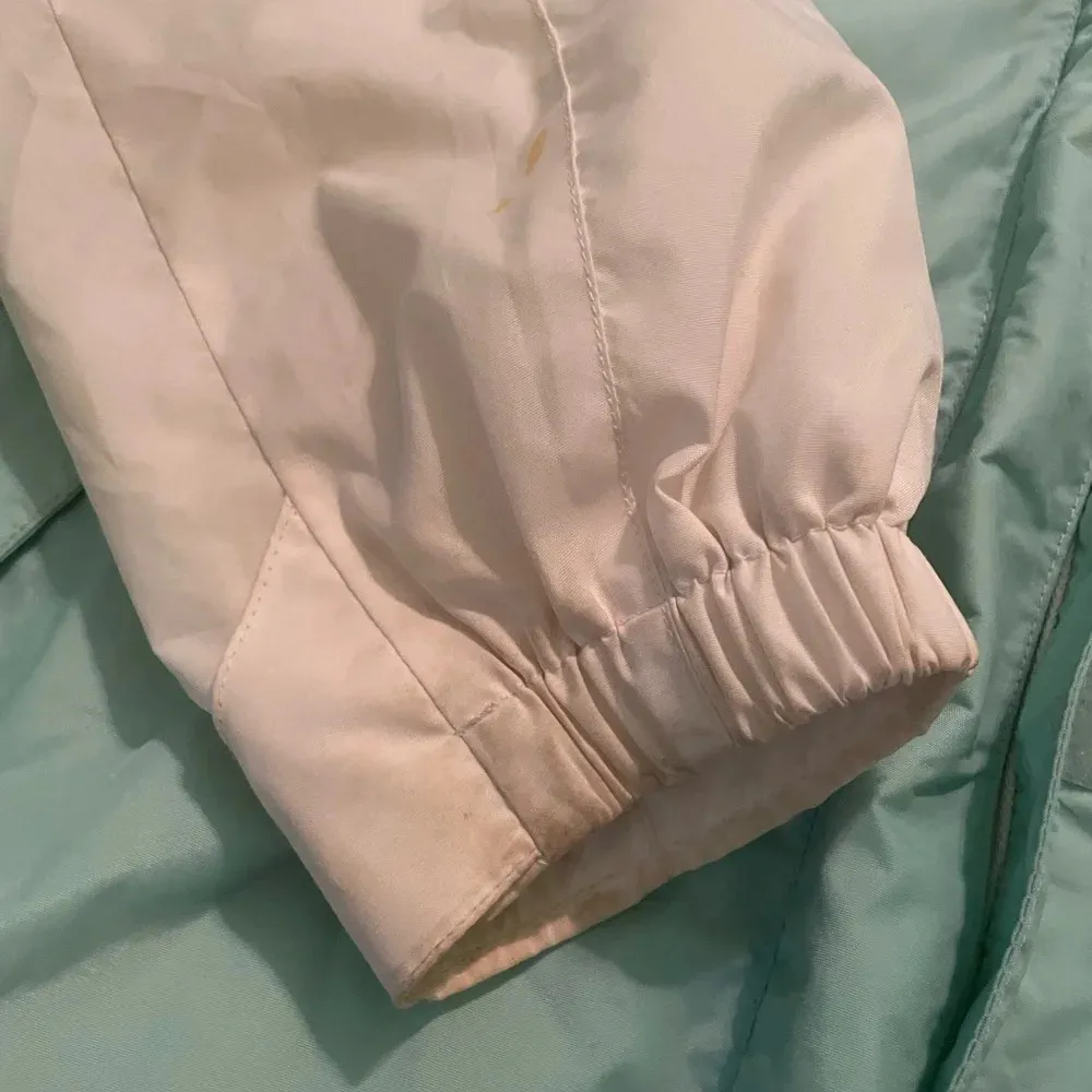 Columbia blue and‎ white rain wind jacket - Image 2