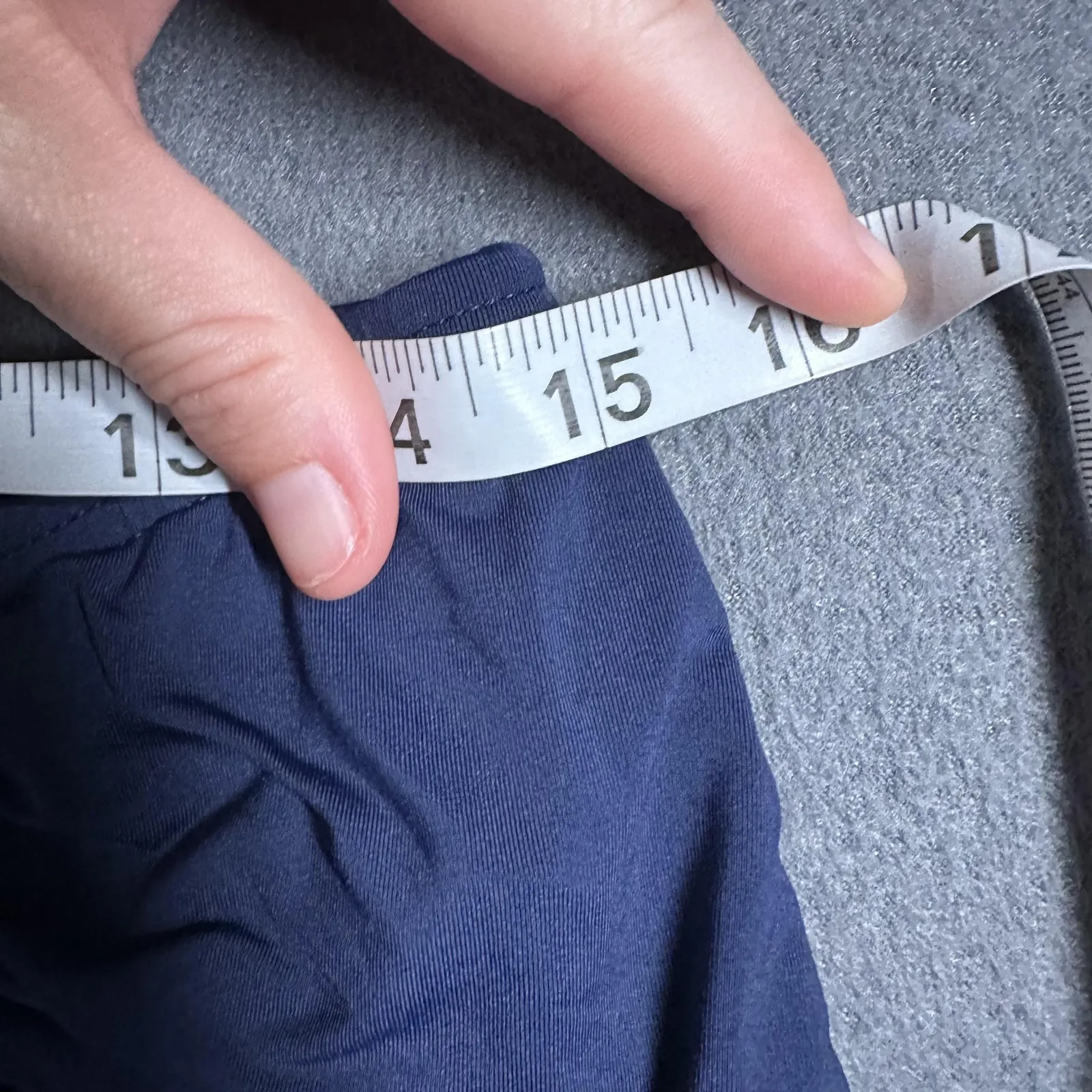 Lands' End Swim Skirt Womens Size 8 Blue Adjustable Ruched Bottom Nylon Spandex - Image 8