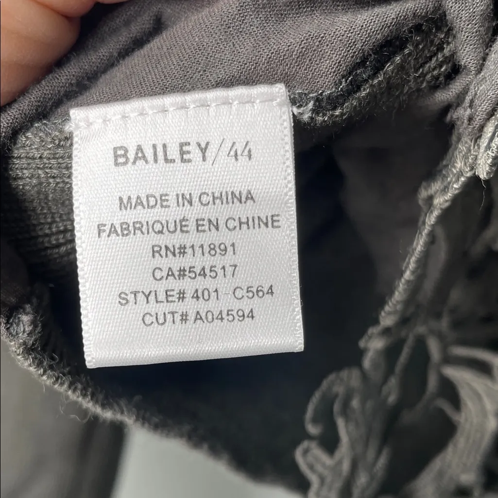 Bailey 44 Love Ya So Sweater Green Silk Bamboo Wool Blend Open Back Size S - Image 8