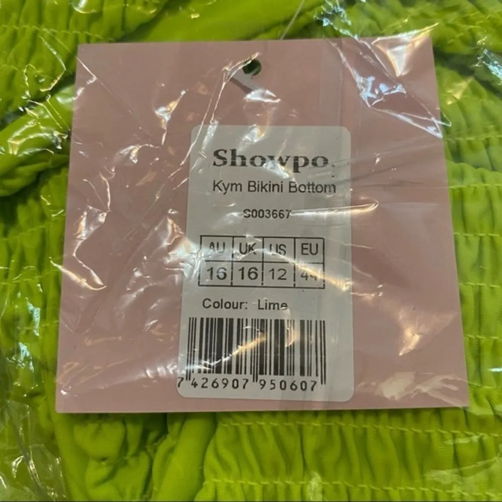 Showpo Kym Bikini Bottom in Lime 12 Green Size undefined - Image 7