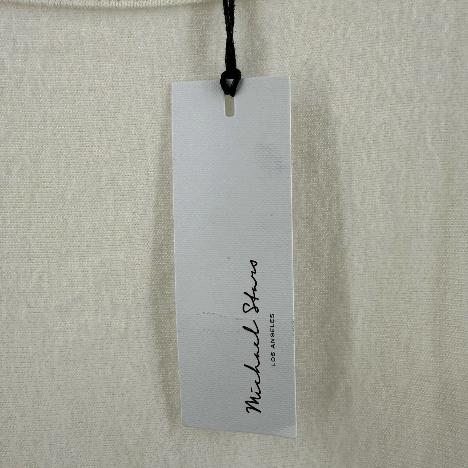 Michael Stars Top Size XXL NWT Verna Dolman Knit Madison Brushed Jersey Chalk - Image 6