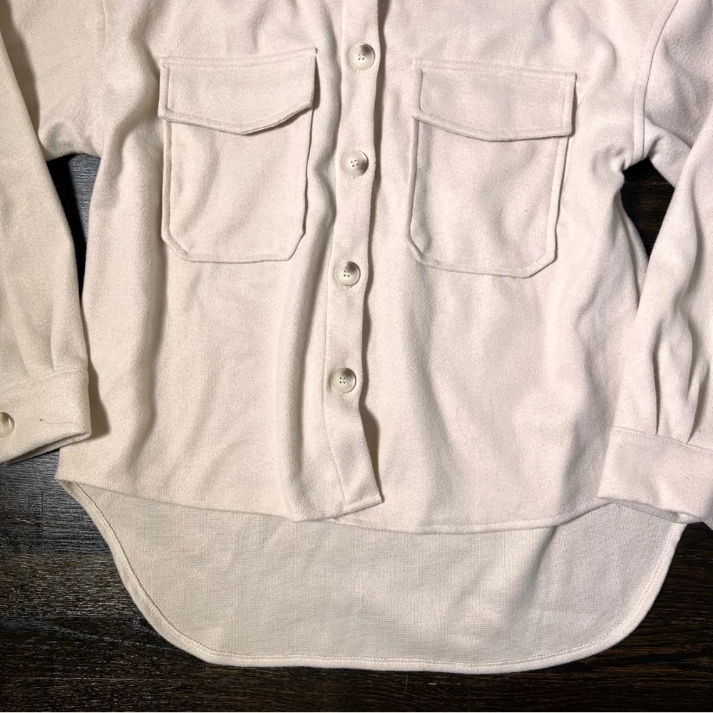 Shein Light Beige Button Up Shacket - Image 3