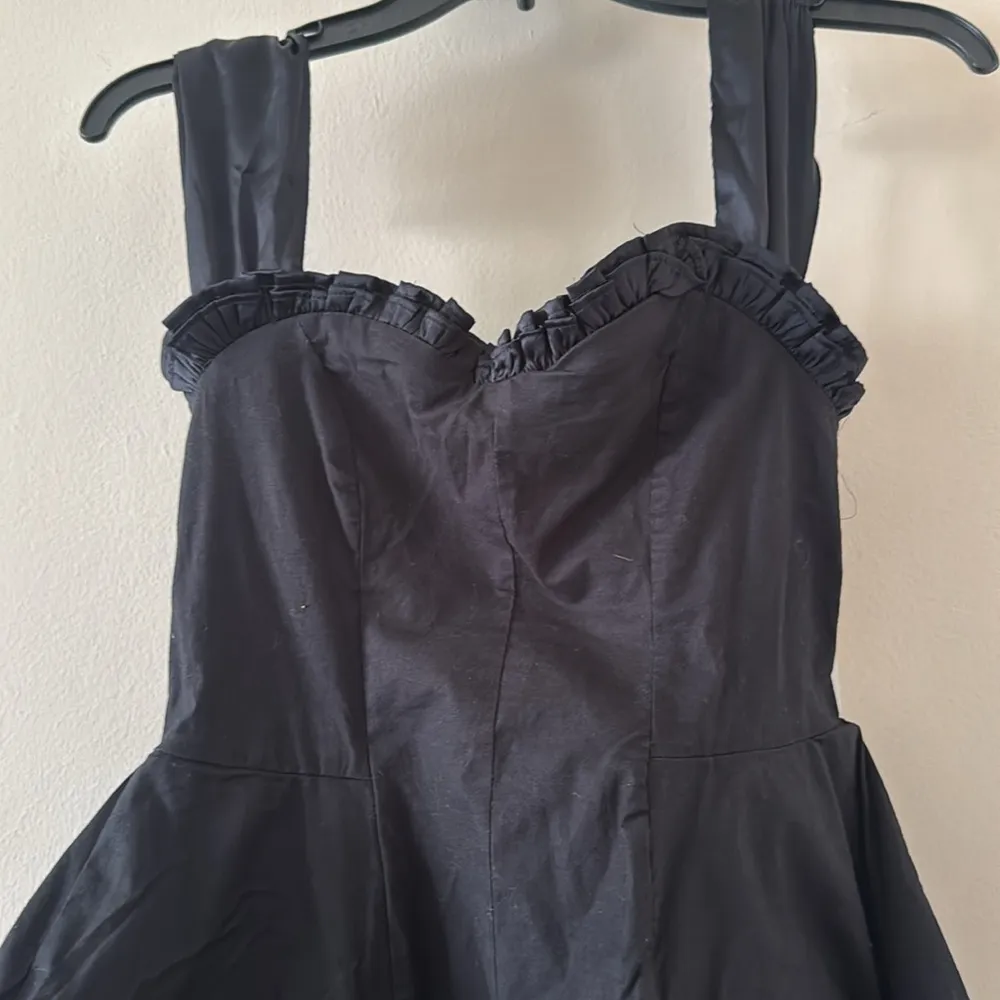 Free People midnight magic mini skater dress in black, Size Small, $128 - Image 10