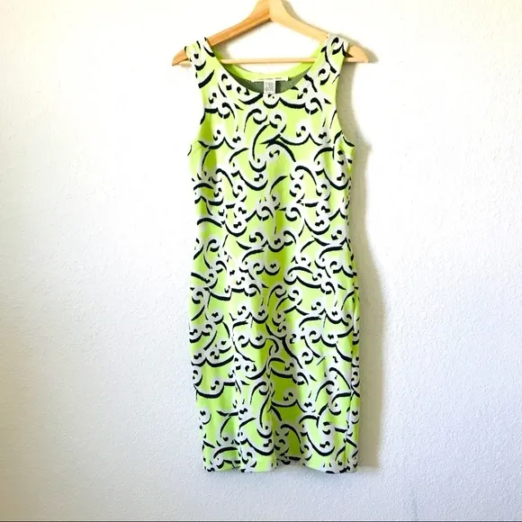 Diane von Furstenberg Nefertem Knit Sheath‎ Dress M - Image 4