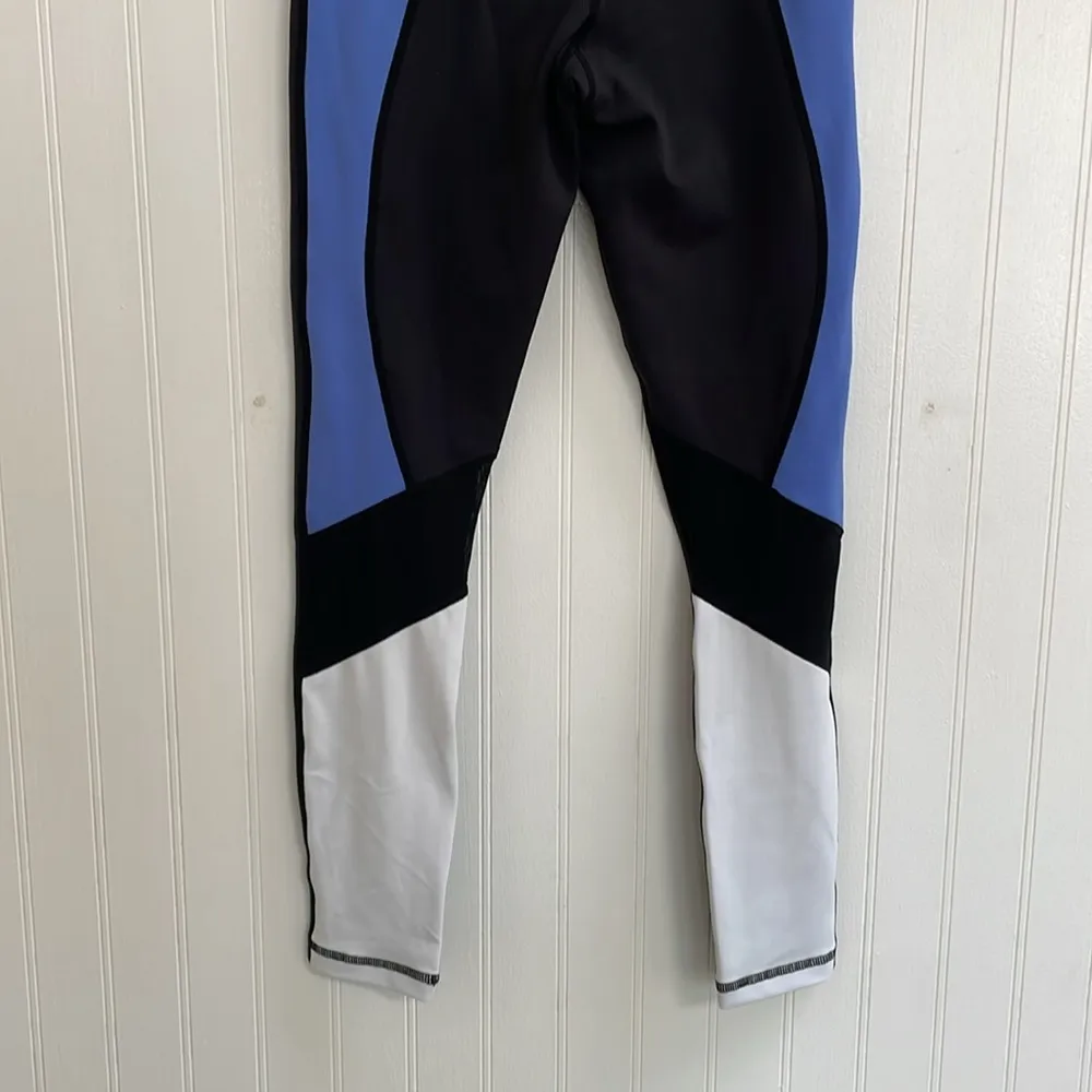 ZYIA Active Light n Tight Hi-Rise Mesh Block Multi 7/8 Legging Colorblock Size 2 - Image 10