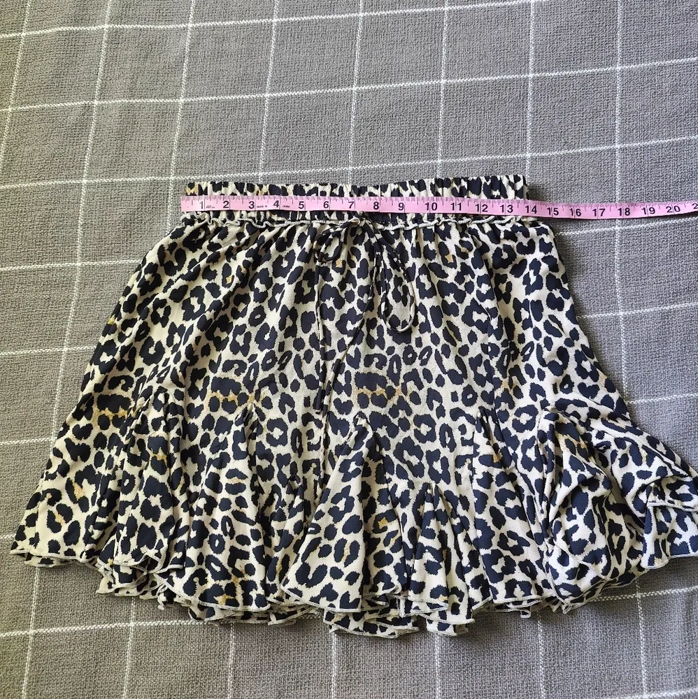Aakaa  Leopard Print Skirt - Image 2