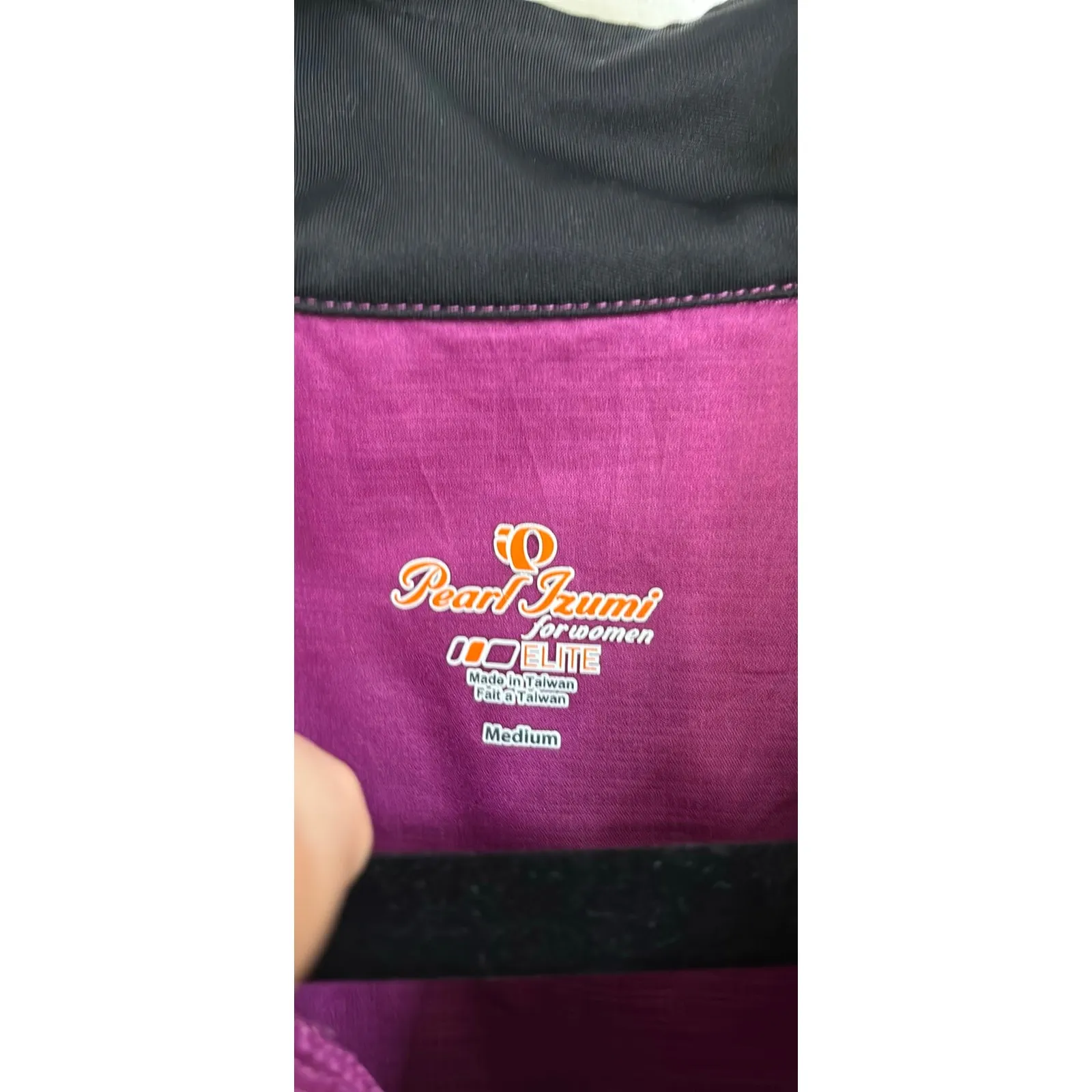 Pearl Izumi Jacket Womens Medium Purple ELITE Barrier Full Zip Cycling Windproof - Image 4