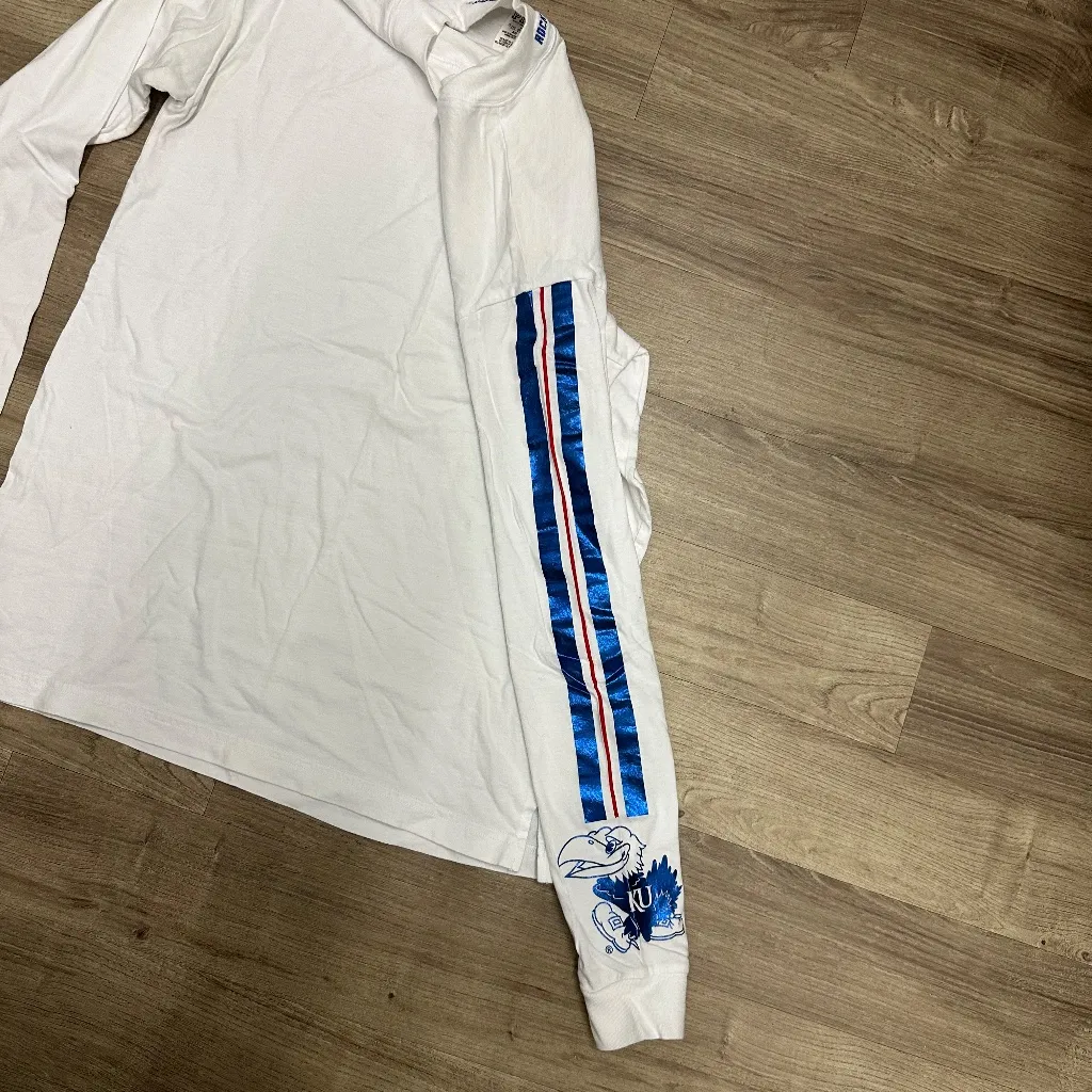 Kansas Jayhawks PINK Long Sleeve - Image 3