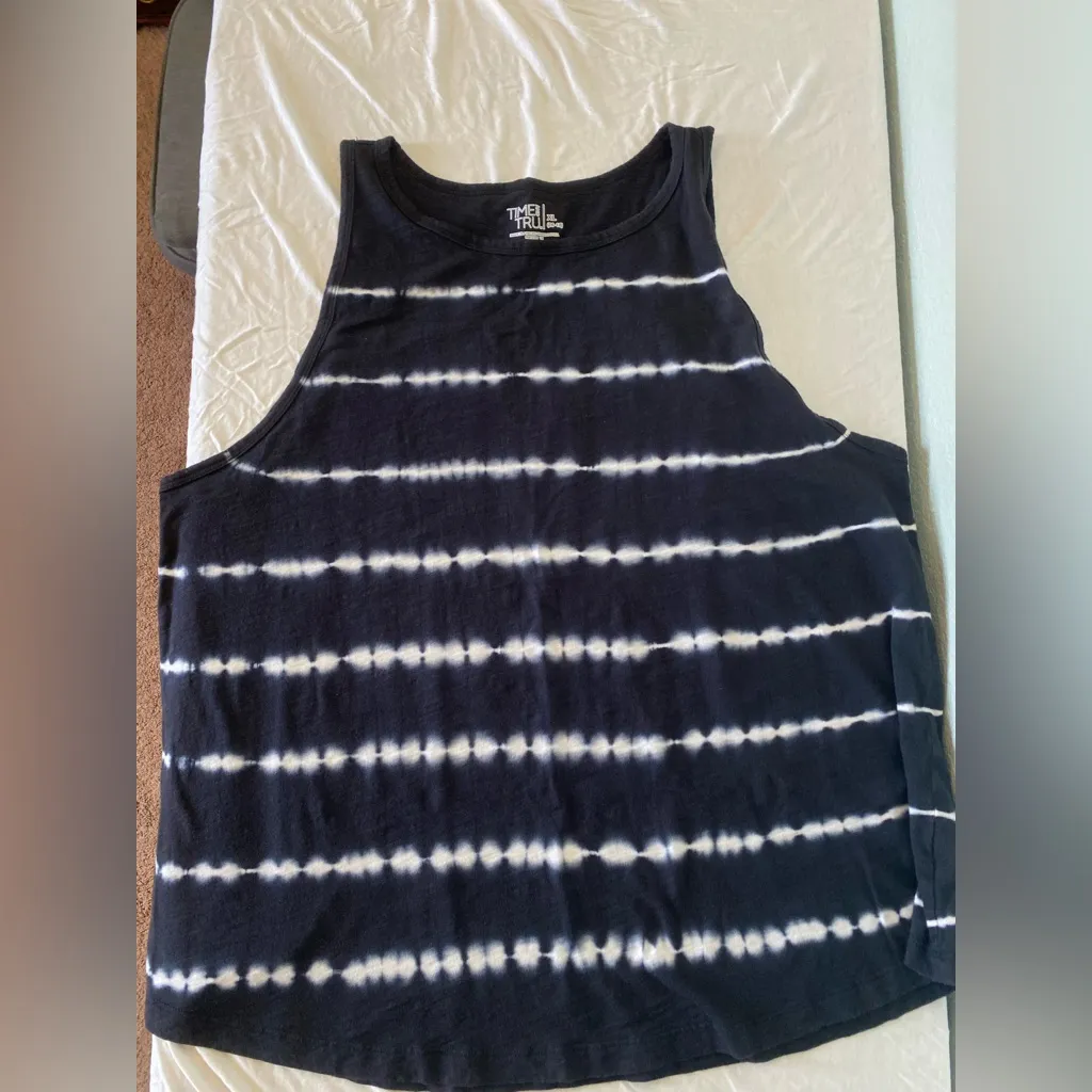 Time and Tru Blue and White Tie - Image 2