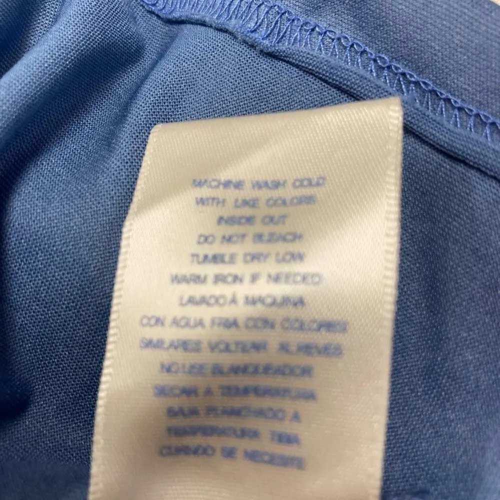 WILD BLUE SADIE ROBERTSON Blue‎ Dress Size Large Ruffle Cottage Core - Image 9