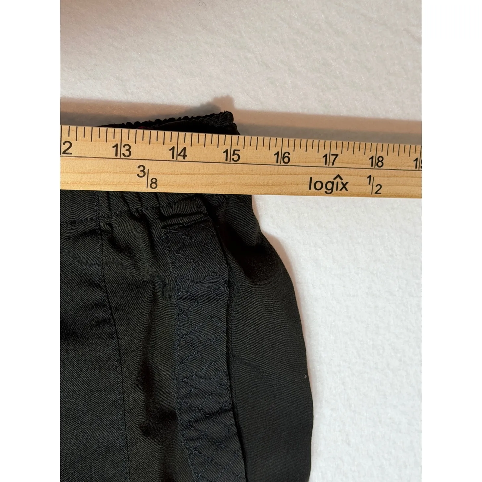 Vera Bradley Black Cargo Scrub Pants Lightweight Comfort Stretch Size LG Petite‎ - Image 6