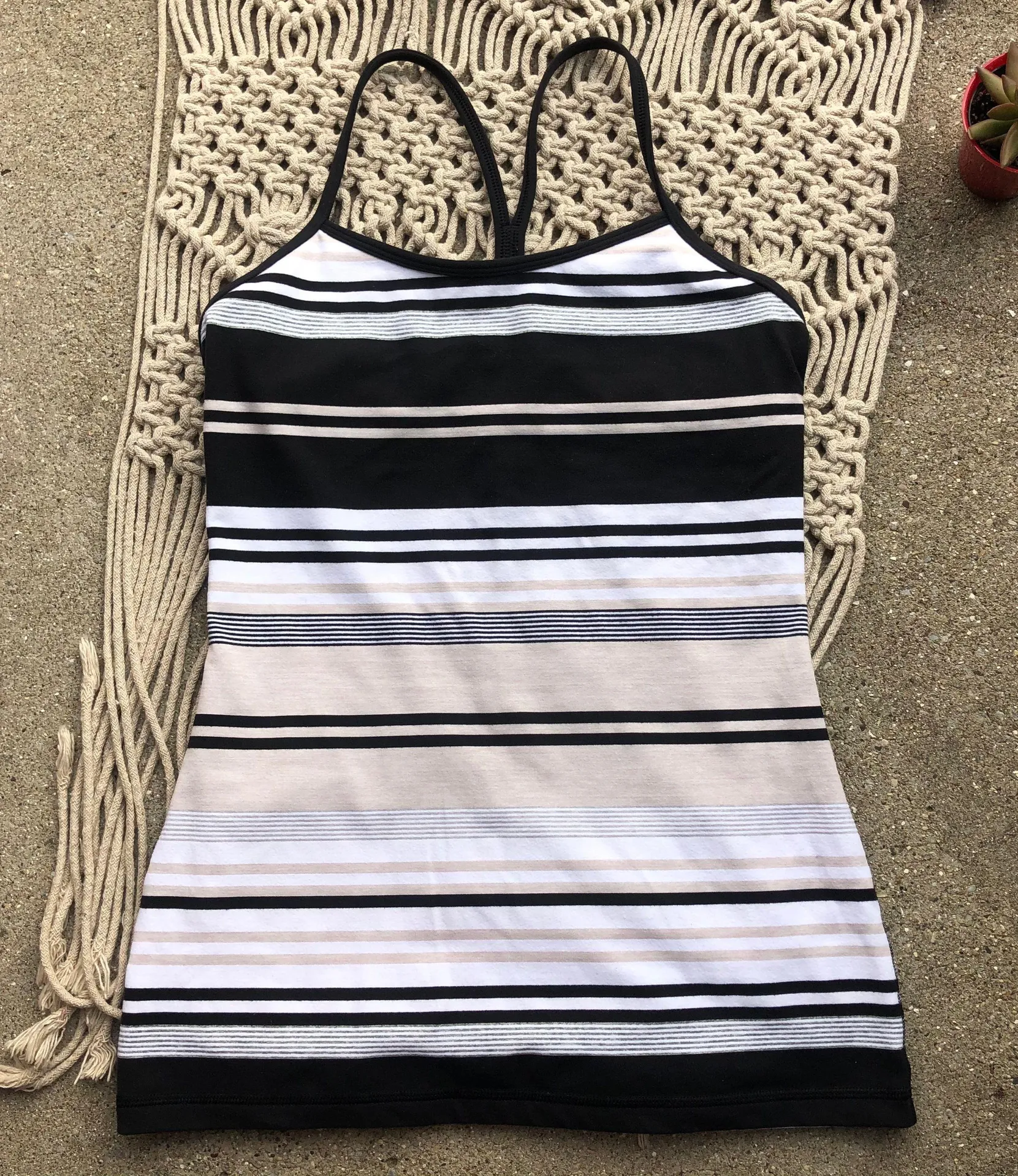 Lulu Striped Power Y Tank - Image 3