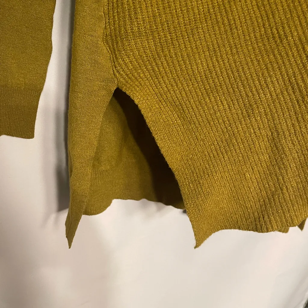 Cyrus Cardigan Women’s Small NWT  Open Front knitted Dark Mustard Warm Soft - Image 4