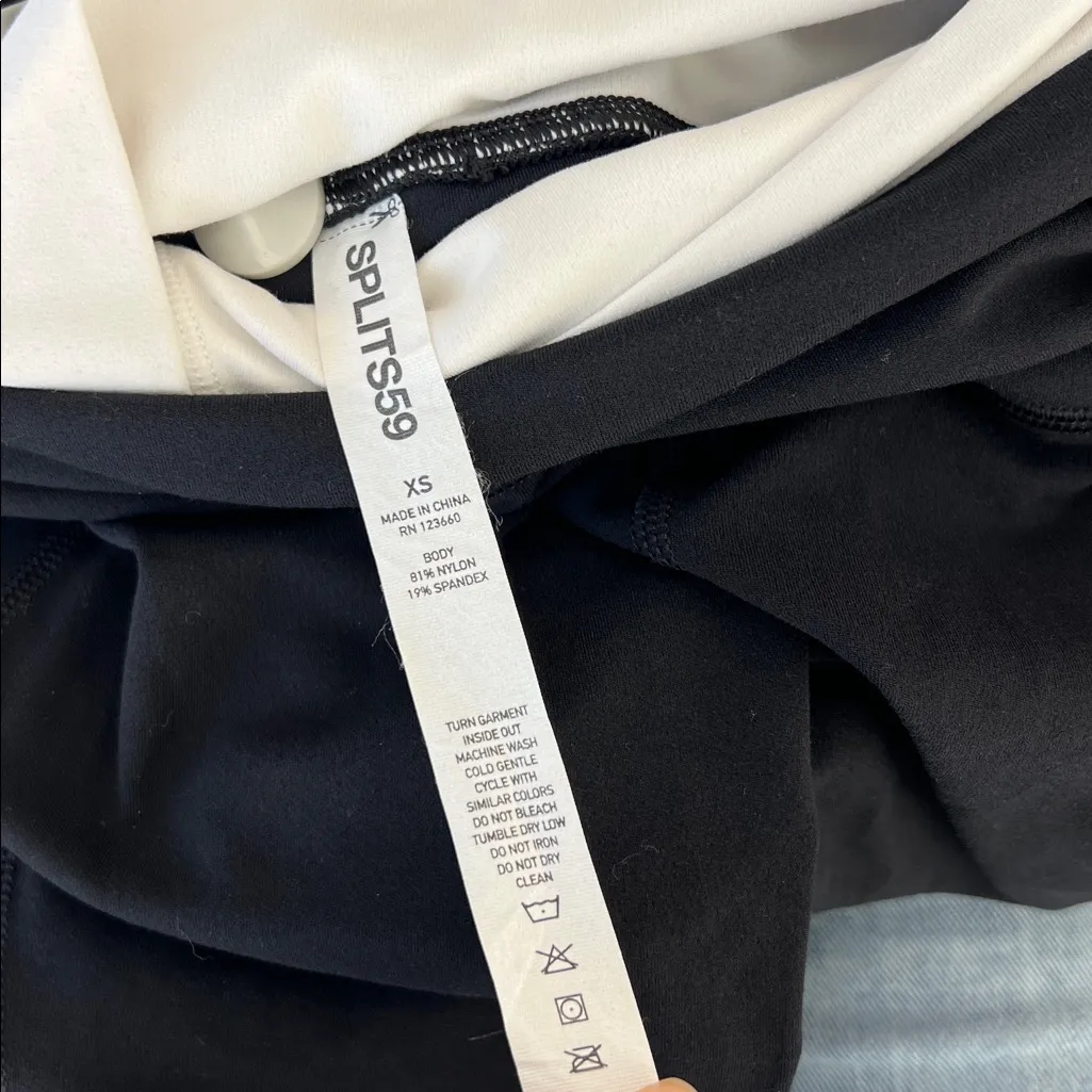 SPLITS59 ICON DUAL HIGH WAIST CONTRAST AIRWEIGHT LEGGING XS - Image 6