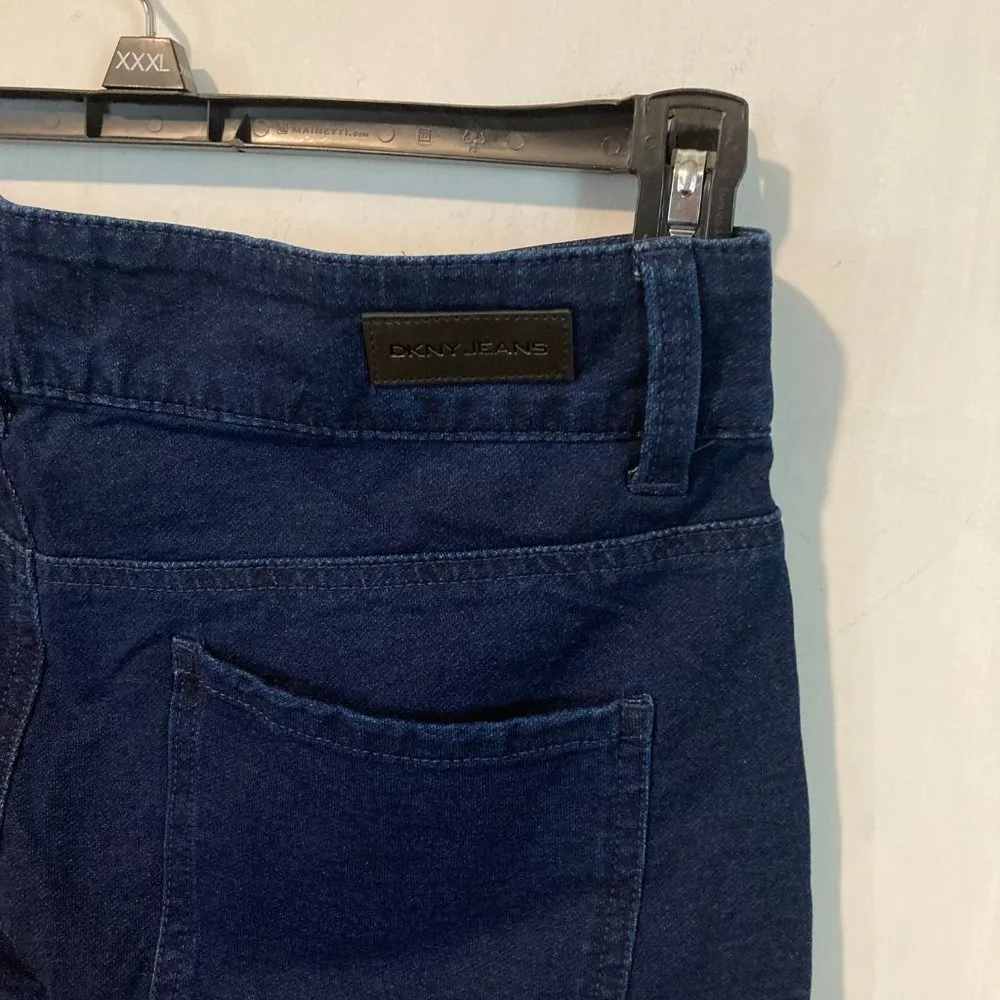 DKNY Jeans women's size 10 dark blue BROOME sweatpant jegging jean - Image 5