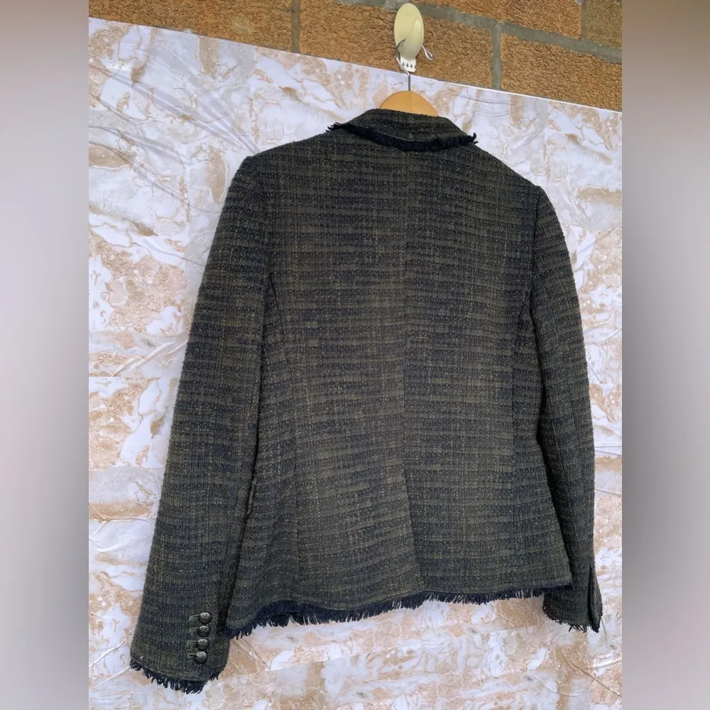 Banana republic tweed blazer size 12 - Image 8