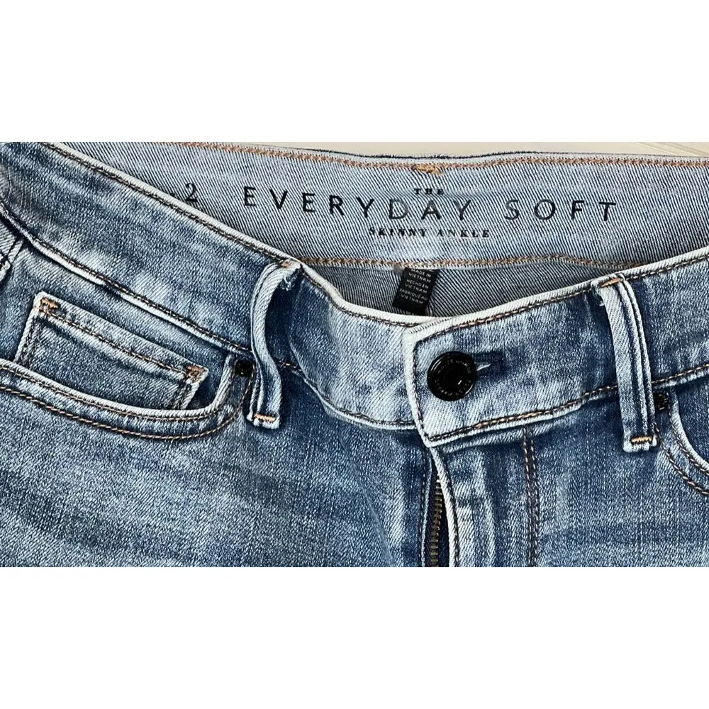 White House Black Market Women Jeans WHBM 2 Mid Rise Skinny Ankle Everyday Soft - Image 6