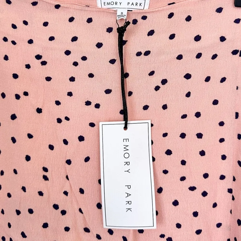 NWT Emory Park Polka Dot Slit Maxi Skirt - Size Small - Image 3