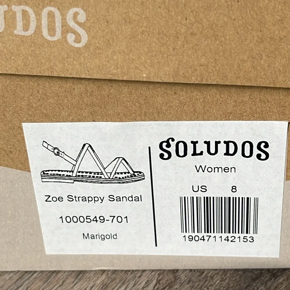 Soludos Zoe Leather Strappy Sandals Size 8 - Image 12