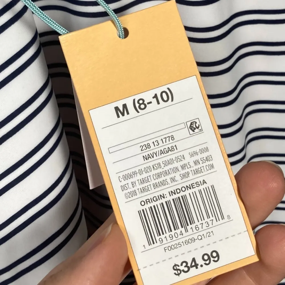 NWT Kona Sol Medium Triangle High Coverage One Piece Swimsuit - Image 4