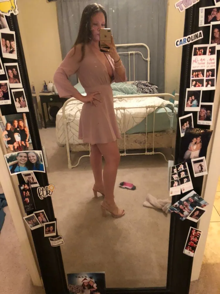 Tobi Blush Plunge Mini Dress - Image 2