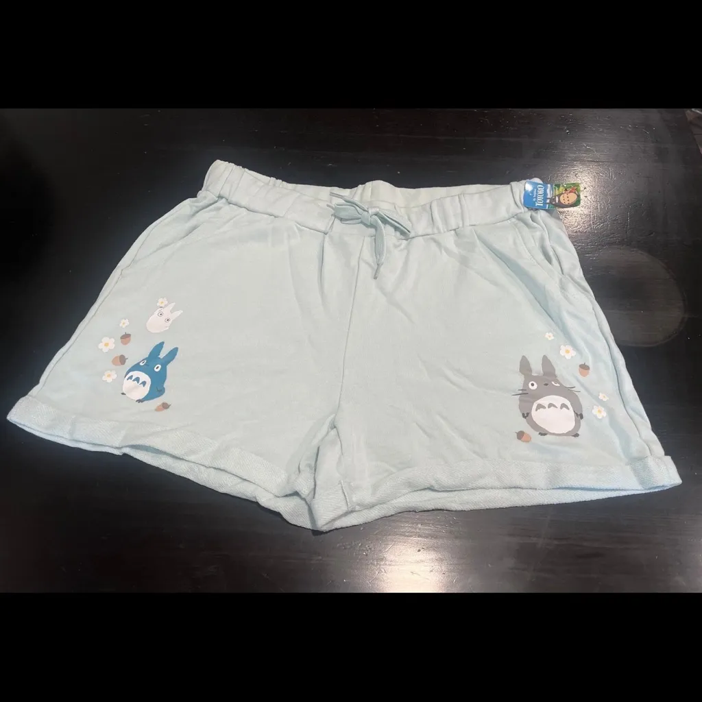 Studio Ghibli My Neighbor Totoro Acorn Totoros Lounge Shorts - Image 4