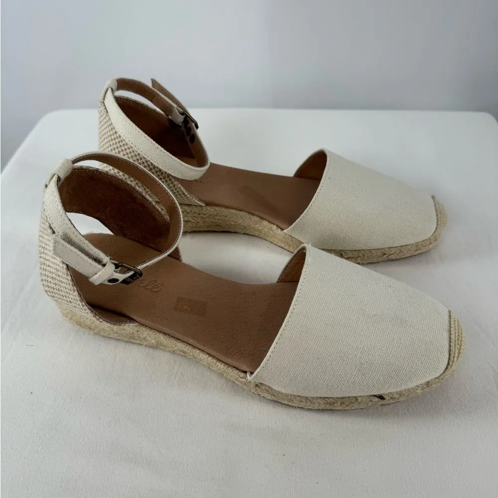 Madewell The Evelina Espadrille in (Re)sourced Canvas Shoe in Cloud Lining‎ 8.5 - Image 7