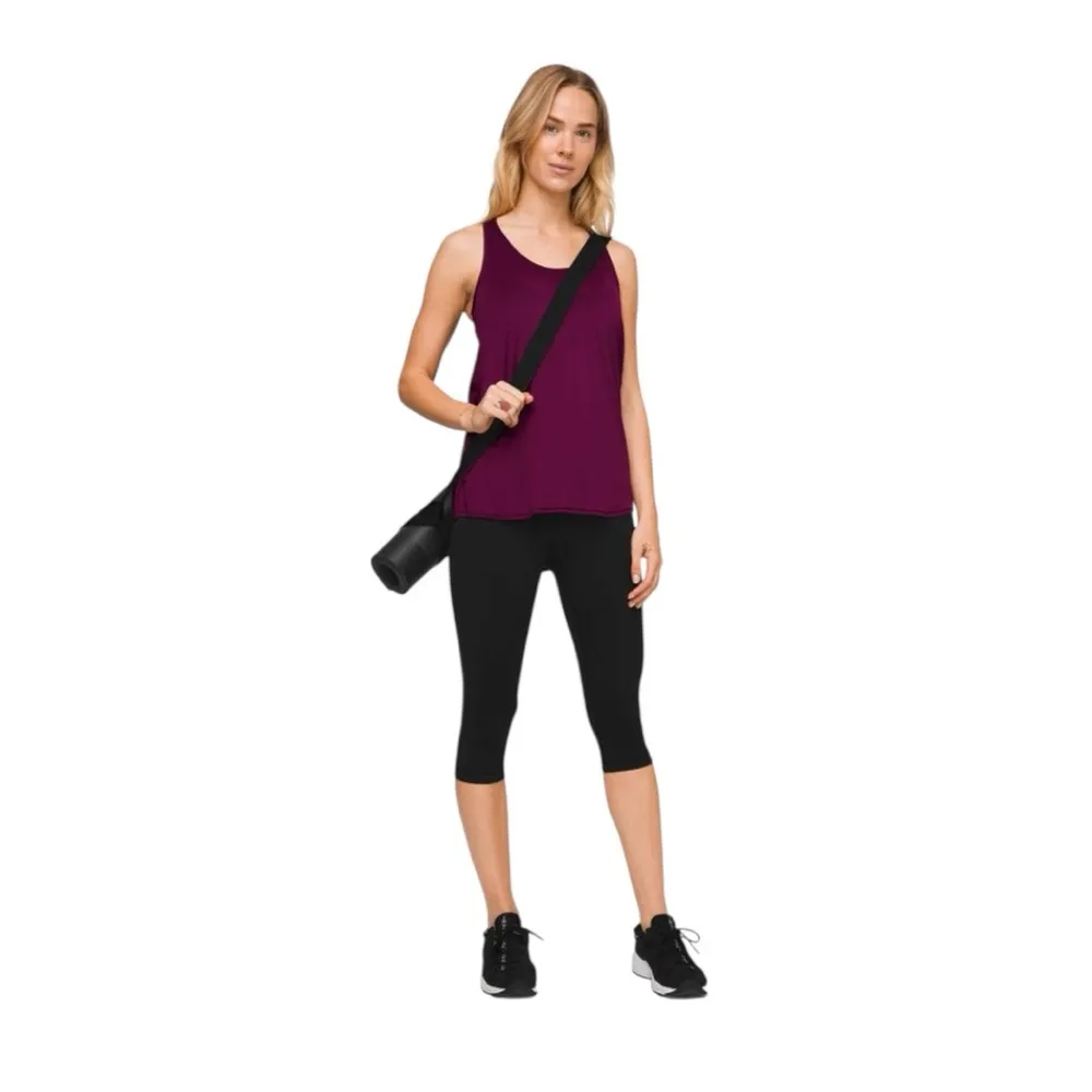 Lululemon Athletica Women's Essential Pleated Marvel Red Purple Tank M/L (8-10) - Image 5