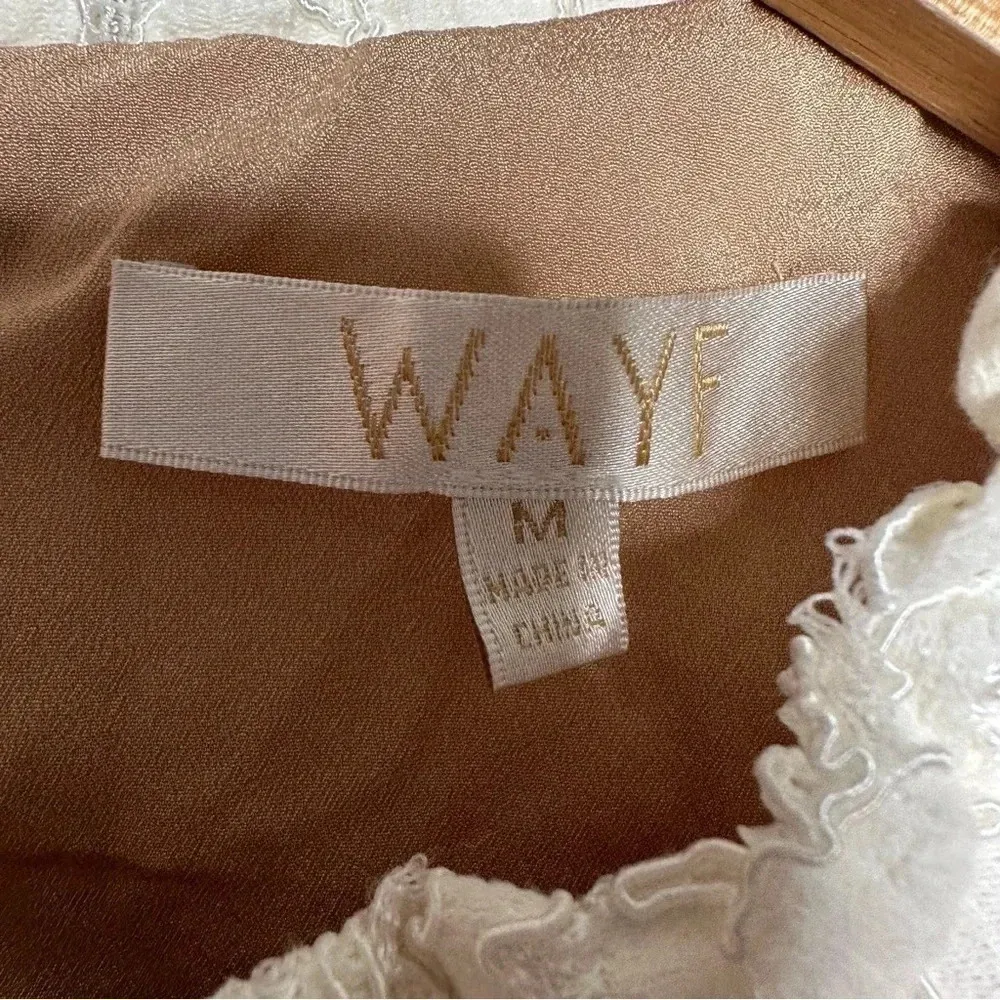 WAYF Lace Emma Midi Dress Size Medium - Image 8