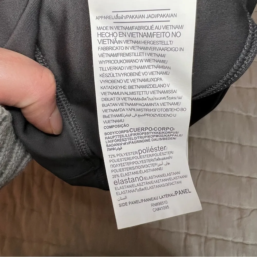 Under Armour Misty Copeland Asymmetrical Gray Sports Bra Crop Top Size Small - Image 15