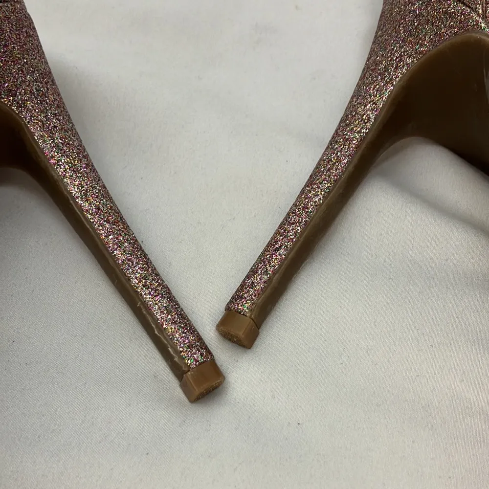 BeBe sparkly pink stiletto heels woman’s size 9 - Image 6