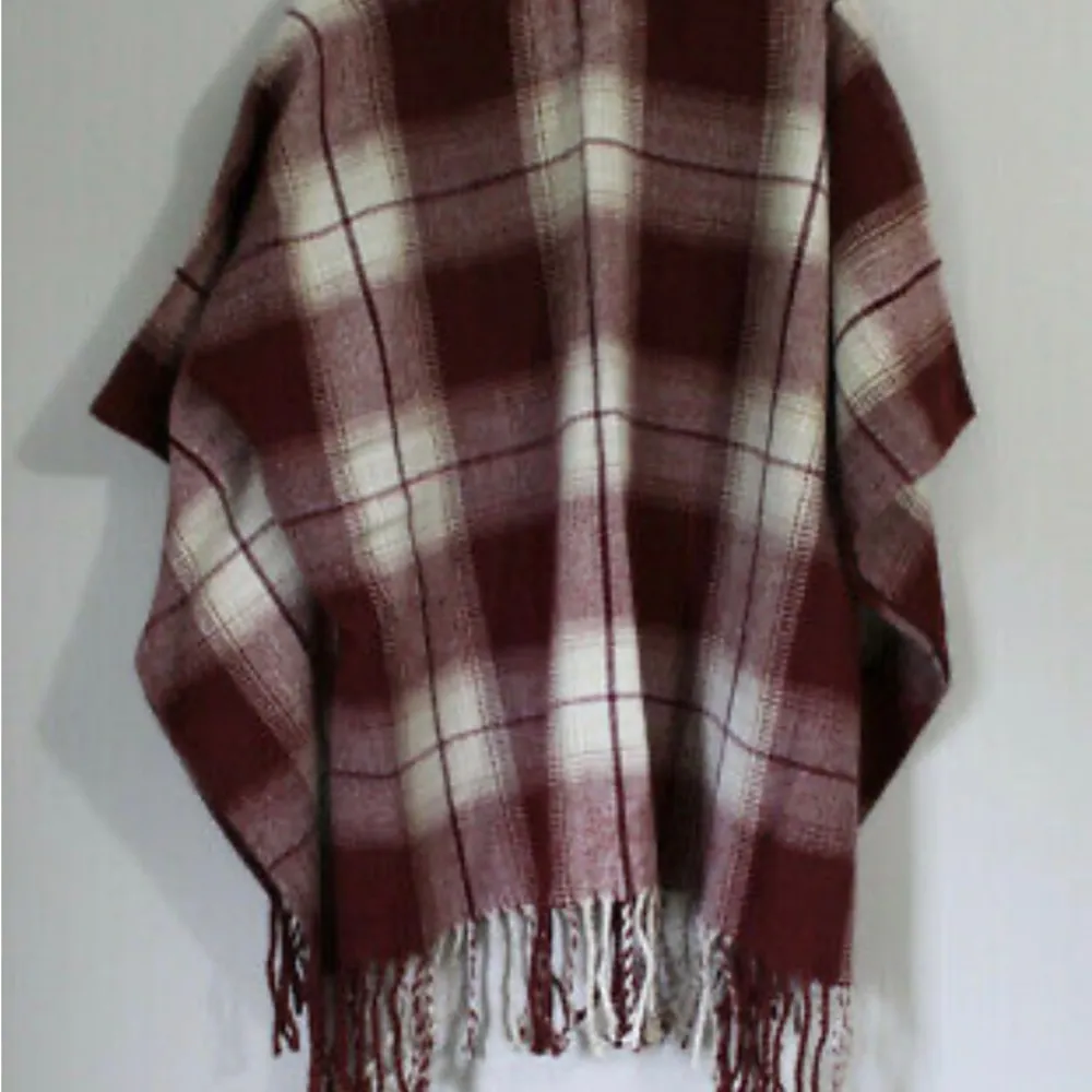Hollister plaid scarf shawl cardigan - Image 5