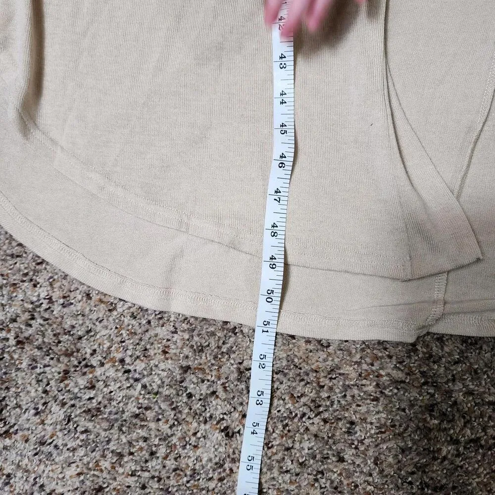 Simple Suzanne Betro Women's Cream Open-Front Cardigan Sweater Size 3XL - Image 7