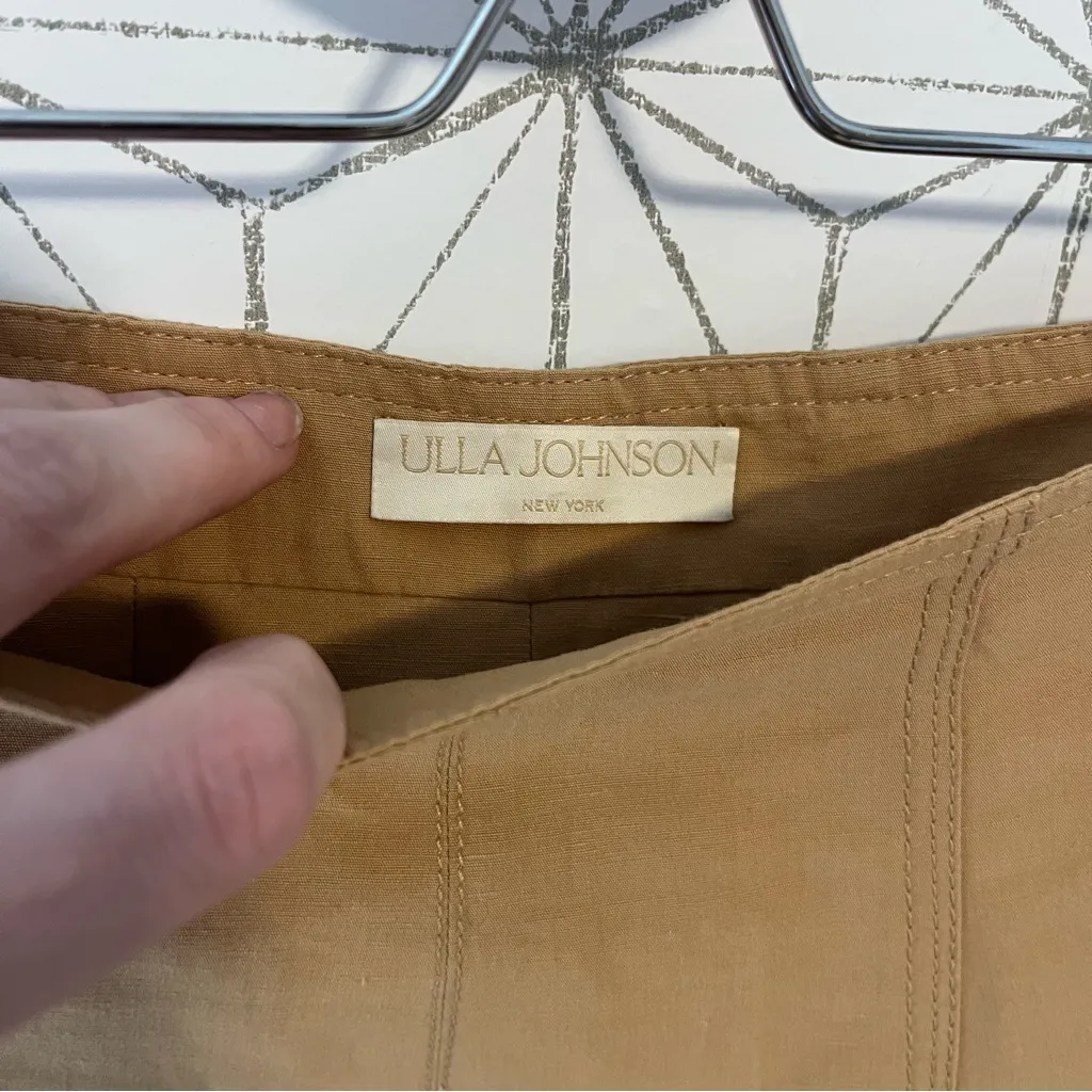 Ulla Johnson  Kiara cotton, linen and silk-blend mini skirt - Image 5