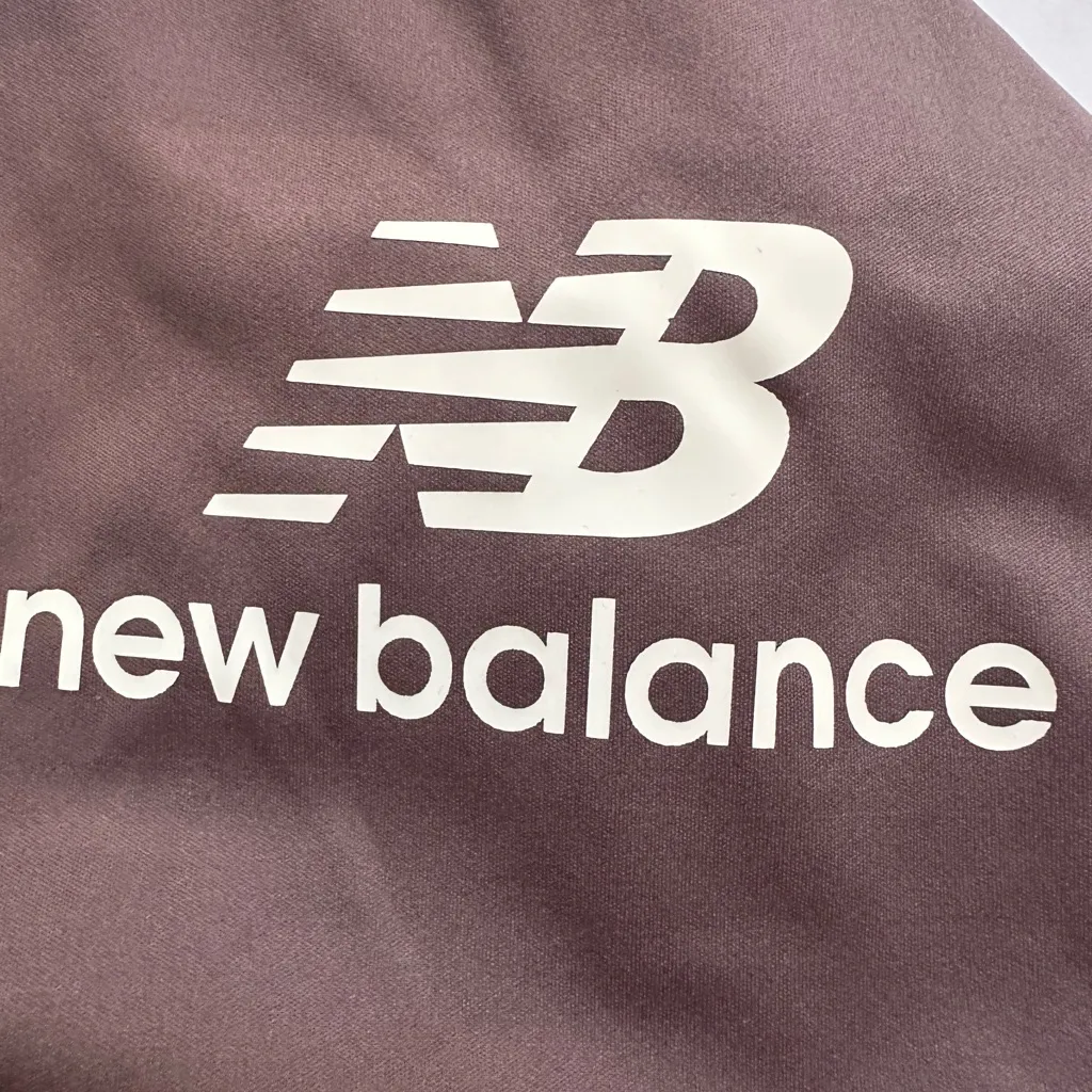 New Balance  Purple Sz Large Half-Zip Pullover Unisex - Image 4