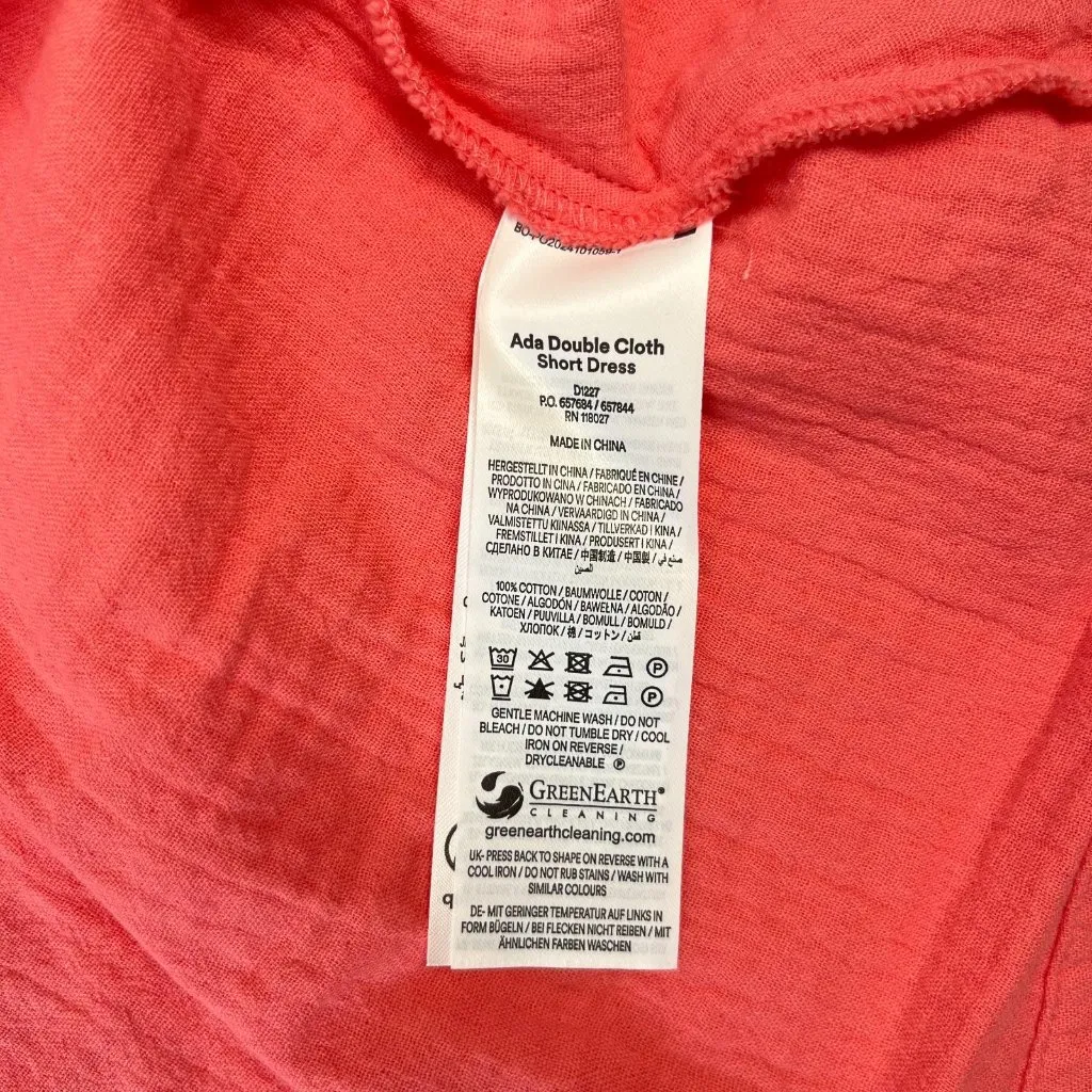 NWOT Boden Ada Double Cloth Cotton Pink Shirt Dress Size 2P Knee Length - Image 11