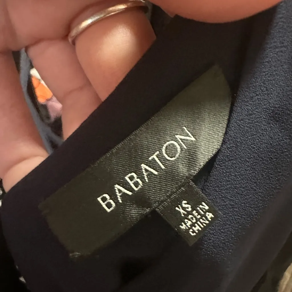 Aritzia Babaton Jeremy midi slip dress navy size XS YPO1-8412-26 - Image 3