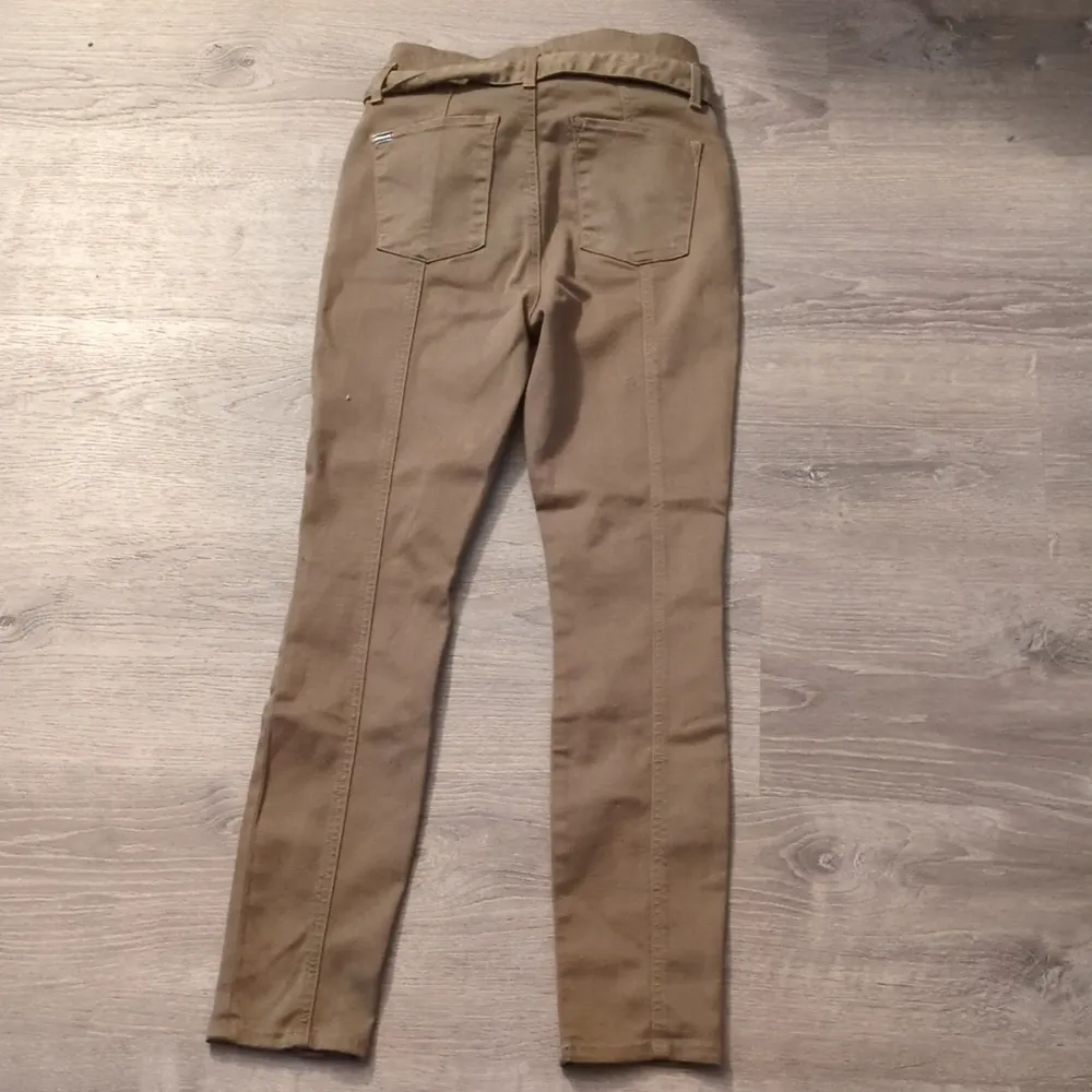 Alice + Olivia Jeans Olive Good High Waist Skinny Size 27 - Image 13