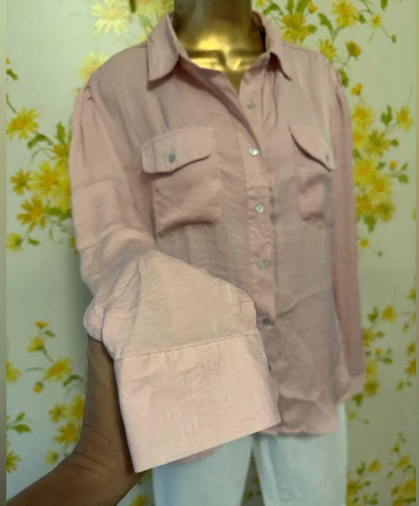 Muy Muy Fancy collection Long sleeve Pink Button - Image 5