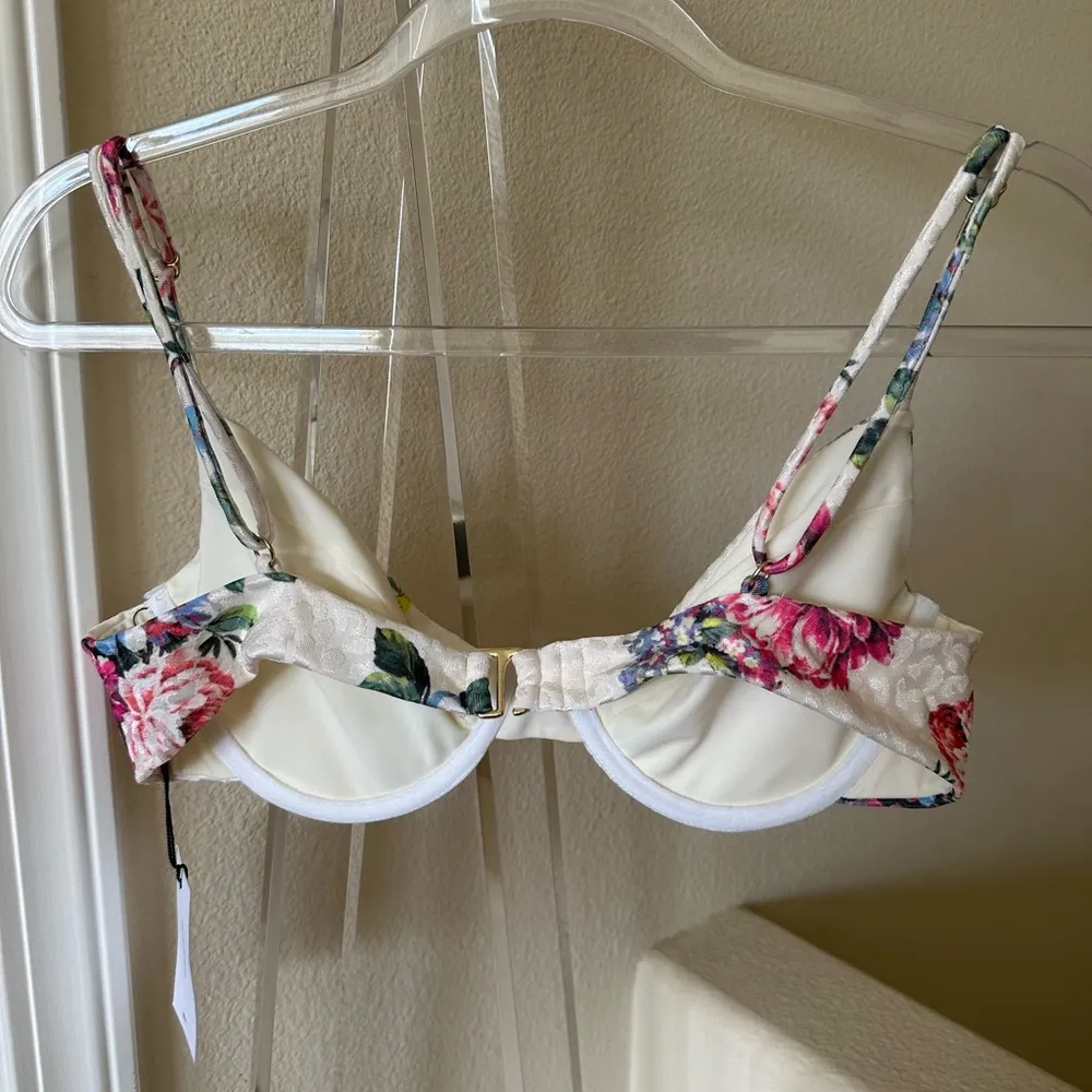 LPA Floral Underwire Bikini Top and Bottoms - Image 5