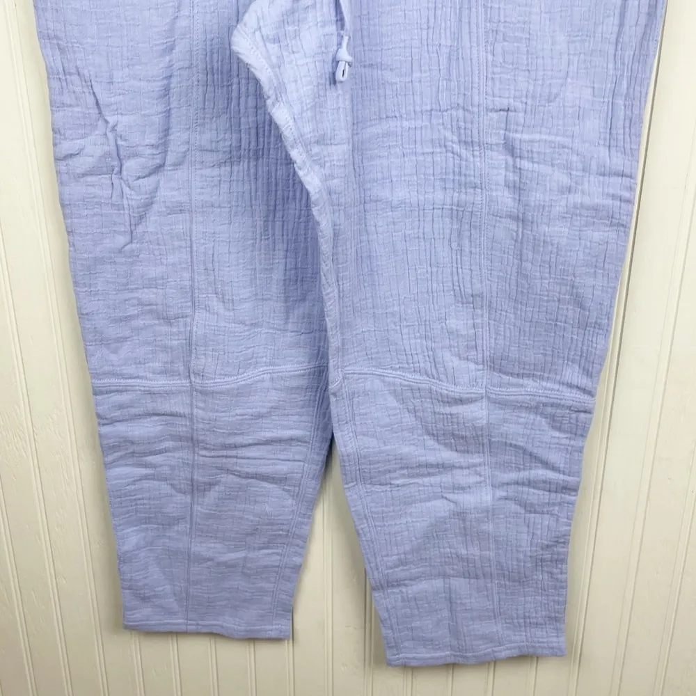 NEW Saturday Sunday by Anthropologie Vera Gauzy Lounge Pants Periwinkle Medium - Image 5