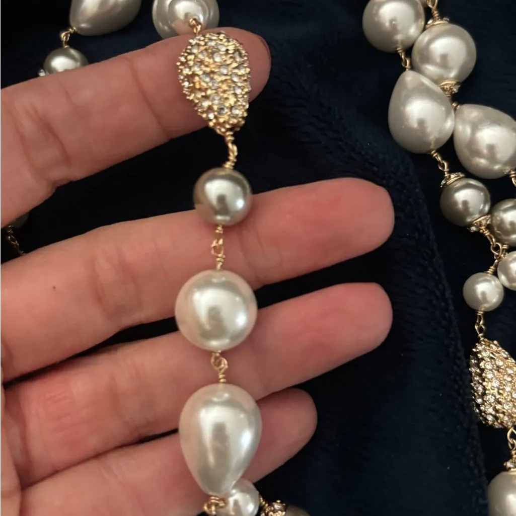 Camila Coelho Pearl and Gold Necklace NWT - Image 10