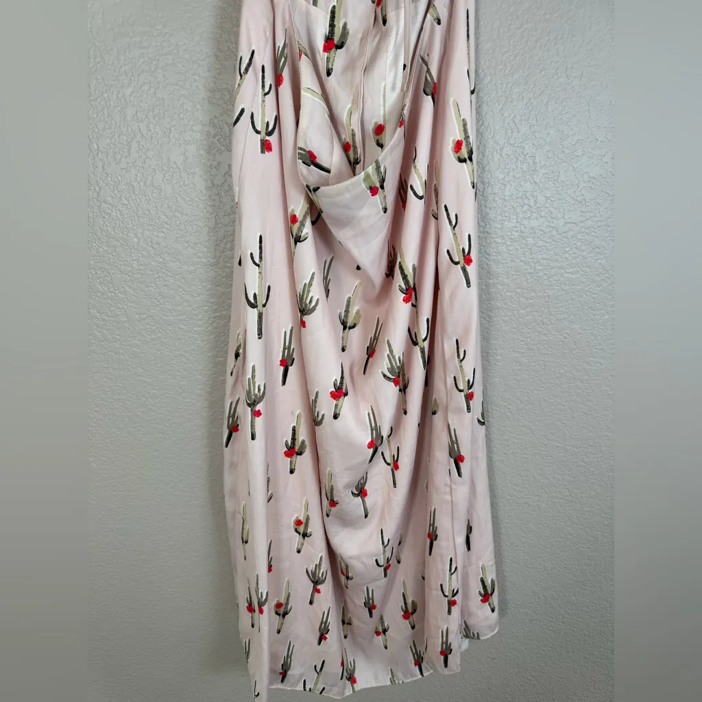 Viral Dolce Vita Campbell Dress in Pink Cactus Print size Large $180 - Image 11