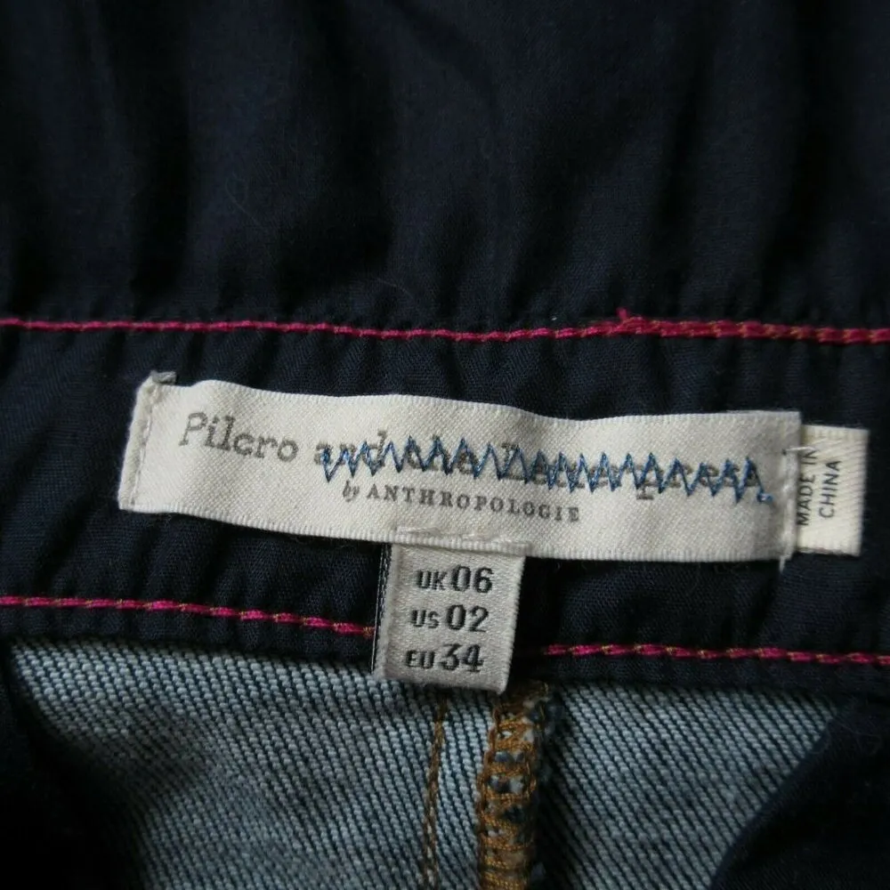 NWT Anthropologie Pilcro Denim Jumpsuit Plunging V - Image 9