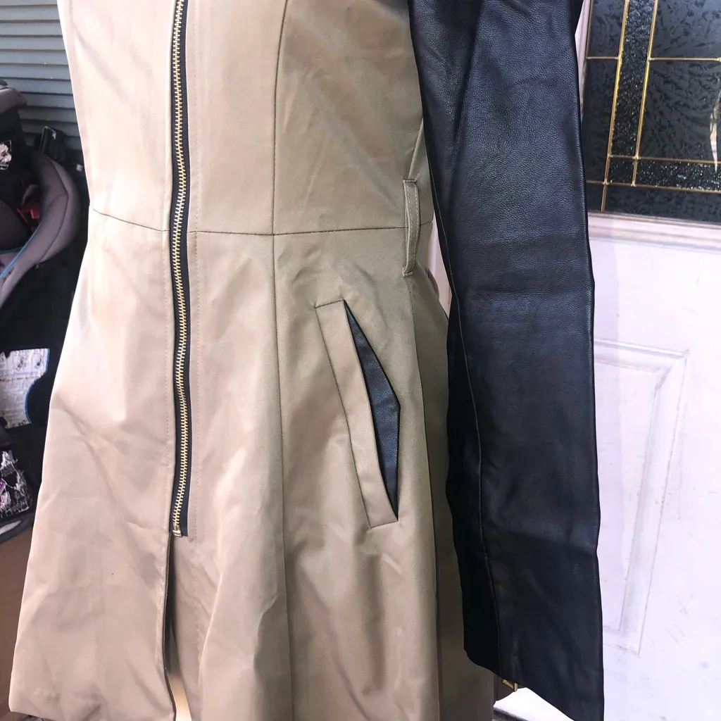 Bebe faux leather trench coat for women - Image 10