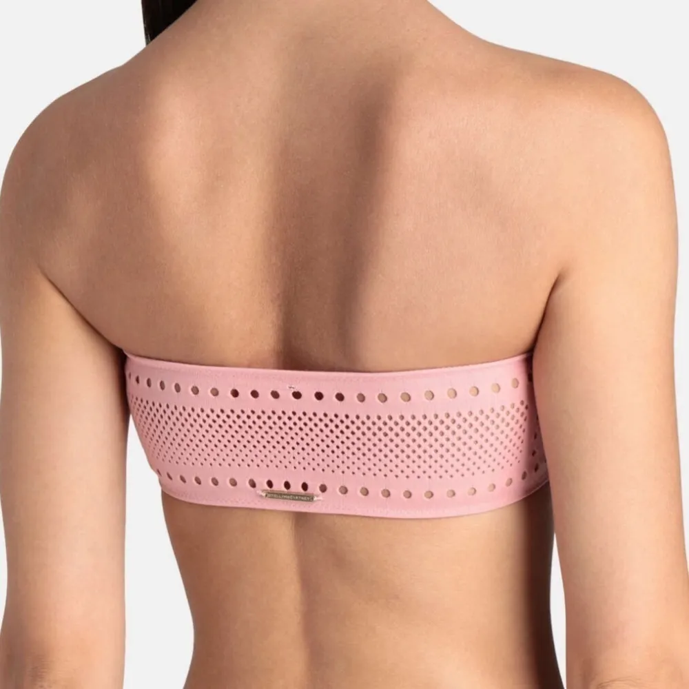 STELLA MCCARTNEY STELLAWEAR XS/S Pink Bandeau Bikini Bra Top - Image 4