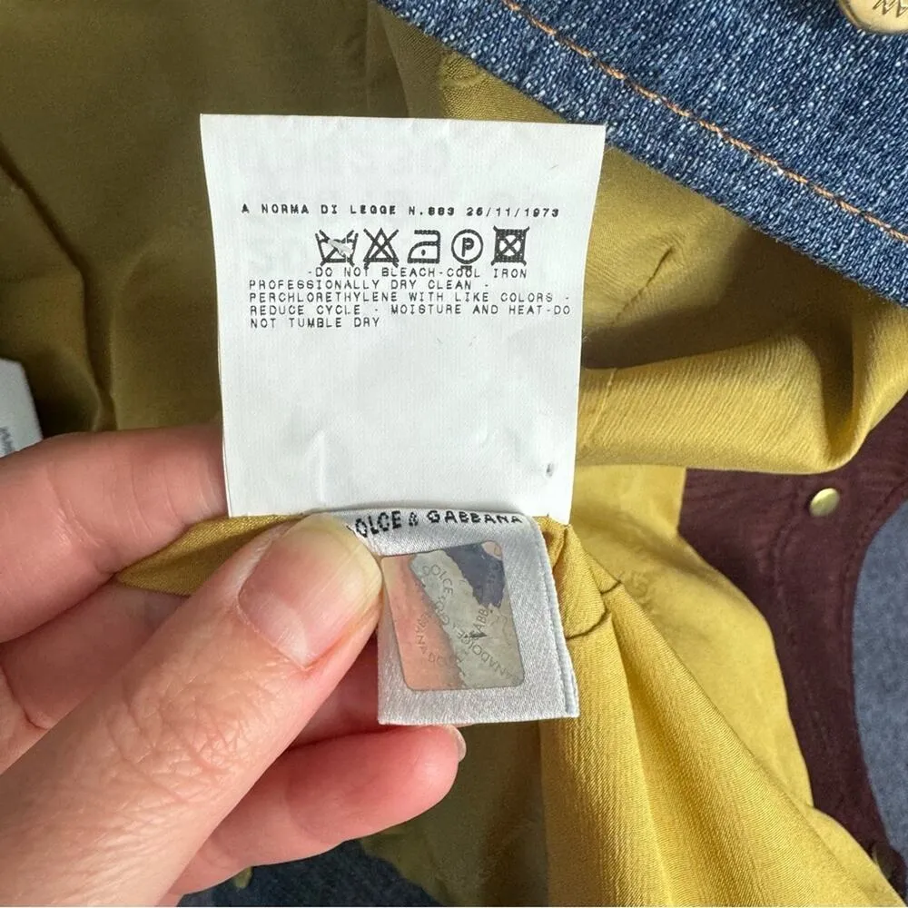 New Dolce and Gabbana Women’s Button Up 2 Piece Set US Size 8 - Image 12